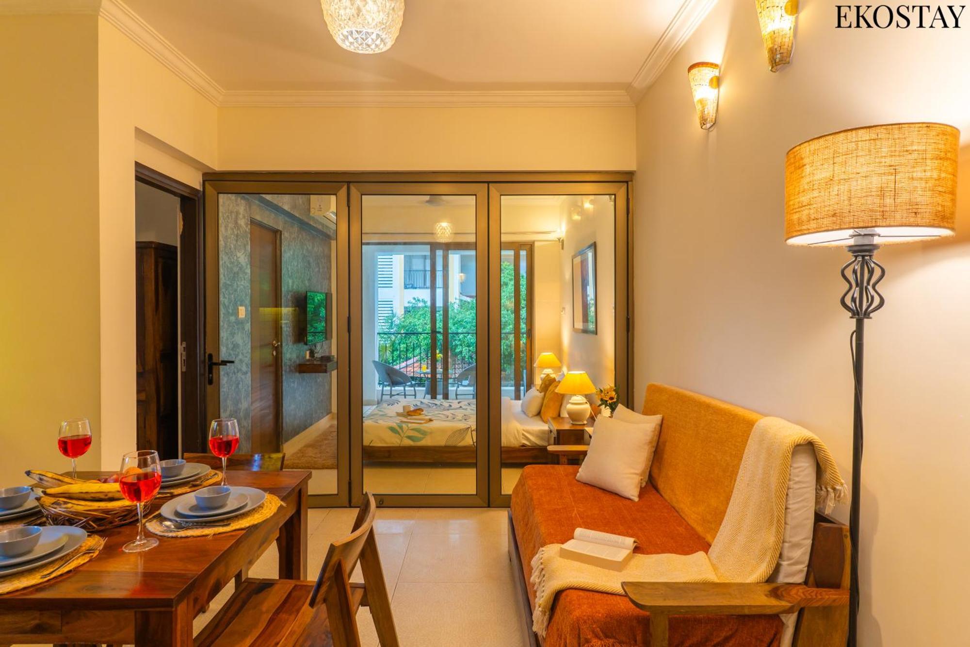 Ekostay - Belvedere Apartment แคนโดลิม ภายนอก รูปภาพ